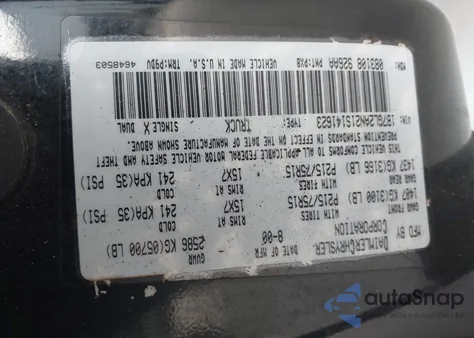 2001 Dodge Dakota Slt/Sport z USA, uszkodzony, nr VIN 1B7GL2AN21S141623